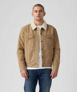 CAZADORA VAQUERA TYPE 3 SHERPA TRUCKER REGULAR FIT ERMINE