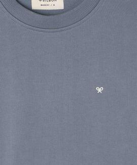 SUDADERA RAQUETA ETNICA AZUL INDIGO