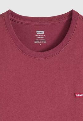 CAMISETA LEVI'S® ORIGINAL HOUSEMARK OXBLOOD RED GRANATE