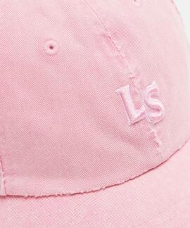 GORRA LEVI'S® MONOGRAM CAP WOMAN WASHED CORAL BLUSH ROSA