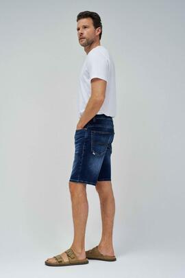 PANTALÓN CORTO S-ACTIV REGULAR FIT DENIM AZUL
