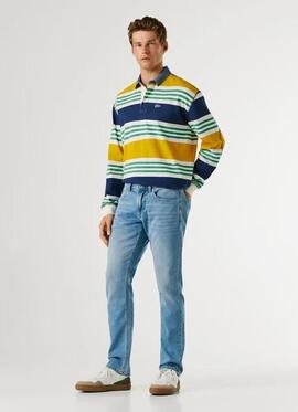 PANTALÓN VAQUERO TRACK SLIM FIT 2UG MID RISE USED SUNFADE GY