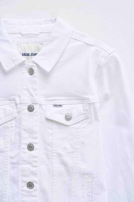 CAZADORA VAQUERA SLIM FIT DENIM BLANCO