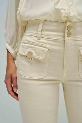 PANTALÓN VAQUERO SECRET BOOTCUT PUSH IN COLOR CRUD