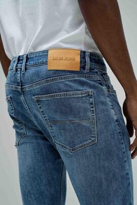 PANTALÓN VAQUERO S-ACTIV SKINNY FIT DENIM AZUL