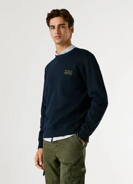 SUDADERA SOREN RELAXED FIT 594 DULWICH BLUE