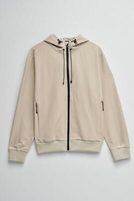 CHAQUETA REGULAR FIT COLOR BEIGE