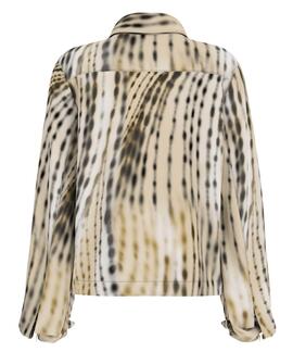 CAMISA CORTA FLUIDA DALIA REGULAR FIT SHIBORI DRIFT PRINT