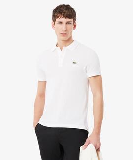 POLO LACOSTE SLIM FIT 001 BLANCO