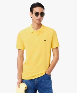 POLO LACOSTE SLIM FIT 107 AMARILLO