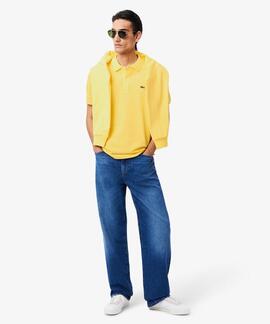 POLO LACOSTE SLIM FIT 107 AMARILLO