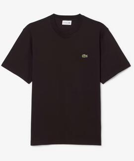 CAMISETA BÁSICA DE CORTE CLÁSICO REGULAR FIT MARRÓN