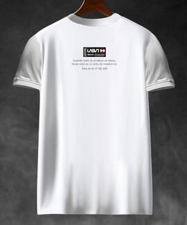 CAMISETA DE HOMBRE LASAL CARD BLANCA