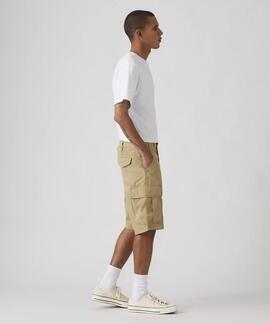 PANTALÓN CORTO CARRIER CARGO HARVEST GOLD CANVAS BEIGE
