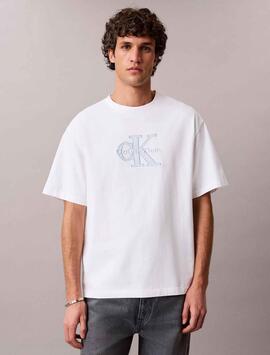 CAMISETA ELEVATED NONOGRAM RELAXED FIT BRIGHT WHIT