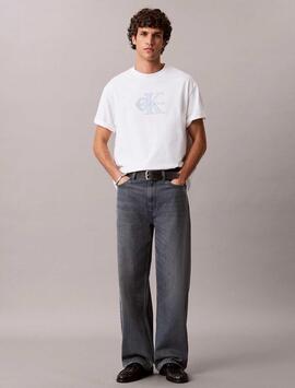 CAMISETA ELEVATED NONOGRAM RELAXED FIT BRIGHT WHIT