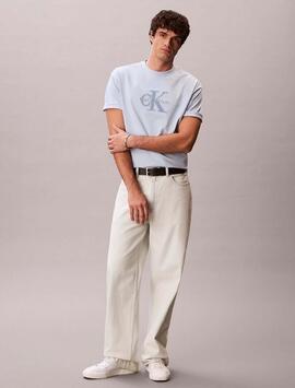CAMISETA ELEVATED NONOGRAM RELAXED FIT BREEZY BLUE