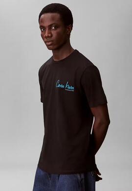 CAMISETA WHOLESALE JEANS GRAPHICS REGULAR FIT BLACK NEGRO