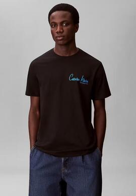 CAMISETA WHOLESALE JEANS GRAPHICS REGULAR FIT BLACK NEGRO