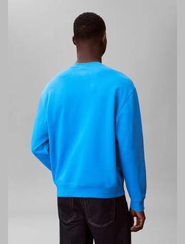 SUDADERA CK TERRY 1968 NYC GRAPHIC REGULAR FIT FRENCH BLUE A