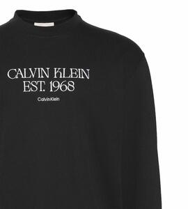 SUDADERA CK TERRY 1968 NYC GRAPHIC REGULAR FIT BLACK NEGRO