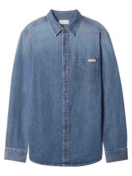 CAMISA VAQUERA CK REGULAR FIT CLASSIC VINTAGE INDIGO