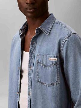 CAMISA VAQUERA CK REGULAR FIT ESSENTIAL CLASSIC LI