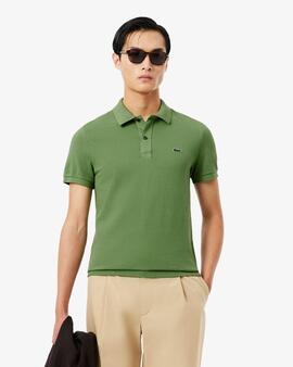 POLO LACOSTE SLIM FIT 02M VERDE