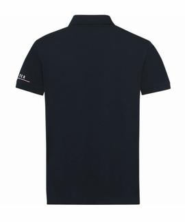 TOMMY LOGO REGULAR FIT POLO SKY CAPTAIN
