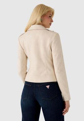 CAZADORA NEW MONICA SUEDE BIKER DE EFECTO ANTE WOODEN FLOWER