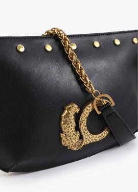 BANDOLERA LC ANIMAL TACHAS COLOR NEGRO