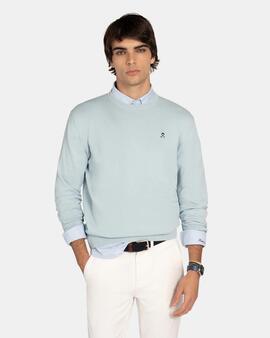 JERSEY ICON R NECK COLORS BLUE CLOUD