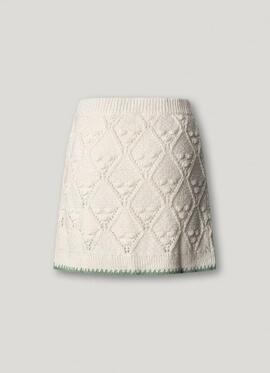 FALDA CALADA KAIRA SKIRT 807 ANTIQUE WHITE