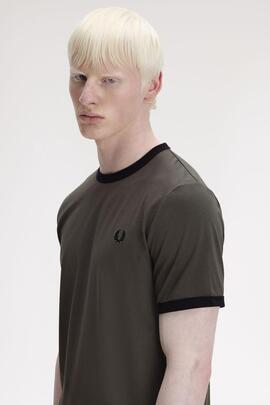 CAMISETA RINGER FIELD GREEN / BLACK