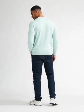 JERSEY DE PUNTO CUELLO REDONDO REGULAR FIT COOL MINT