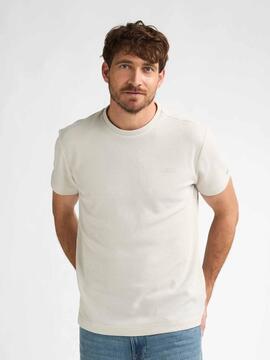 CAMISETA TEXTURIZADA REGULAR FIT PEDREGAL SEASHELL