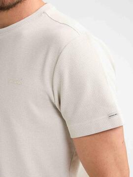 CAMISETA TEXTURIZADA REGULAR FIT PEDREGAL SEASHELL