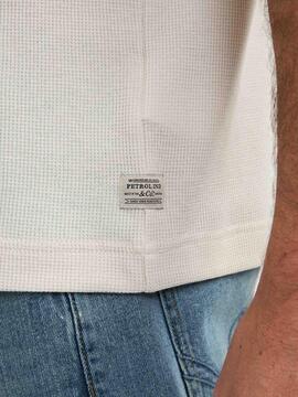 CAMISETA TEXTURIZADA REGULAR FIT PEDREGAL SEASHELL