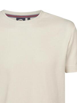 CAMISETA TEXTURIZADA REGULAR FIT PEDREGAL SEASHELL