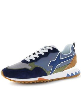 ZAPATILLAS JET-M SUEDE / NYLON BLUE-MILITARE-CELESTE