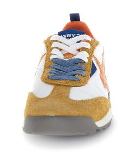 ZAPATILLAS KEY-M SUEDE / NYLON SAND-WHITE