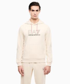 SUDADERA CON CAPUCHA EA7 VISIBILITY FOG