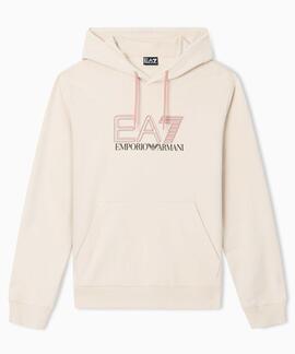 SUDADERA CON CAPUCHA EA7 VISIBILITY FOG