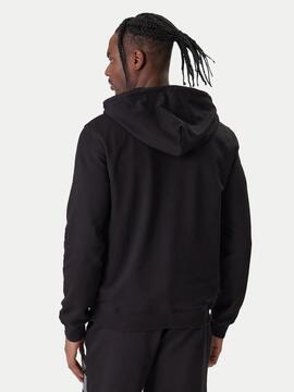 SUDADERA CON CAPUCHA EA7 VISIBILITY BLACK