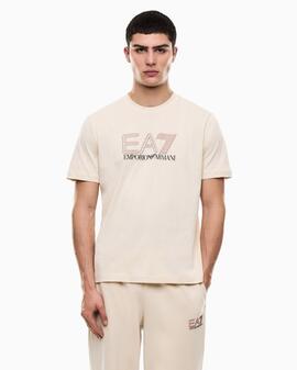 CAMISETA CUELLO REDONDO EA7 VISIBILITY FOG