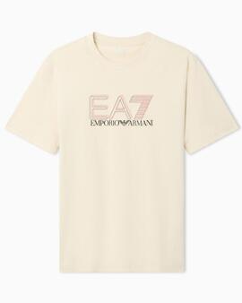 CAMISETA CUELLO REDONDO EA7 VISIBILITY FOG