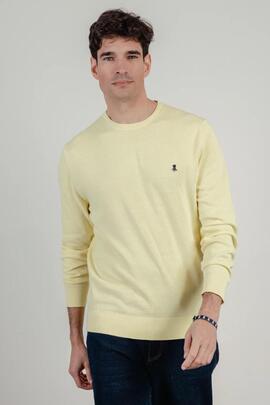 JERSEY LOGO BORDADO AMARILLO LIMÓN