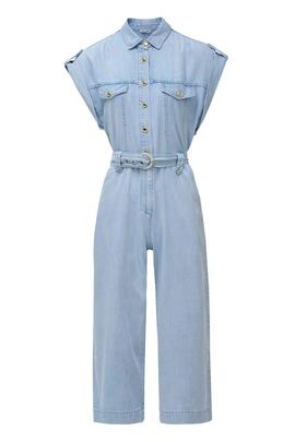 MONO EN LIGHTDENIM CROPPED SLIM COLOR AZUL CLARO