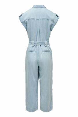 MONO EN LIGHTDENIM CROPPED SLIM COLOR AZUL CLARO