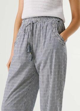 PANTALÓN RECTO DE RAYAS CLARIBEL PANT 562 UNION BL